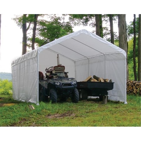 Shelterlogic ShelterLogic 25776 12×26 White Canopy Enclosure Kit  Fits 2 in.  Frame 25776